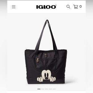 Mickey Mouse Dual Compartment Tote Cooler Bag